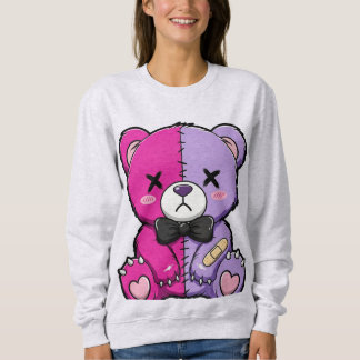 Camiseta Urso Dividido Assustadoramente Fofo