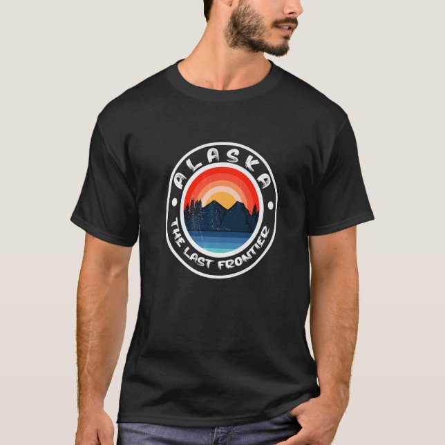 Camiseta Urso do Alasca com a Trout S do Lago & Mountain So (Frente)