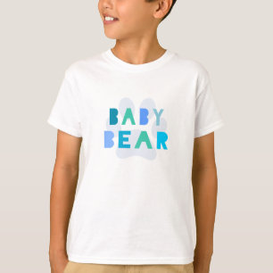 Camiseta Urso do bebê - azul