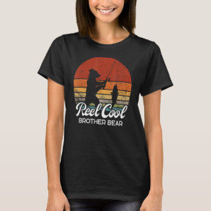Camiseta Urso do Dia de os pais do Urso do Irmão Legal Real