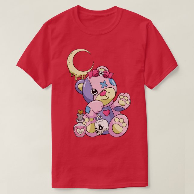 Camiseta Urso do gótico (Frente do Design)