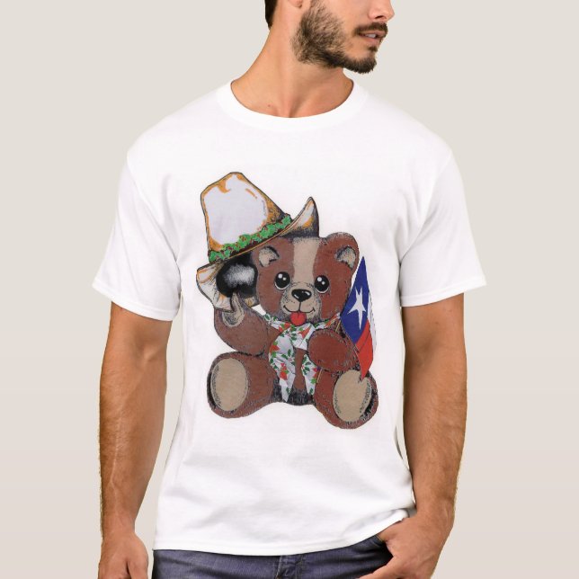 Camiseta Urso do Natal de Texas (Frente)