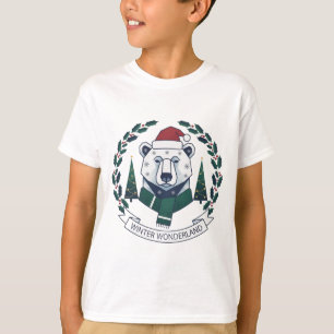 Camiseta Urso do País das Maravilhas de Inverno – Natal com