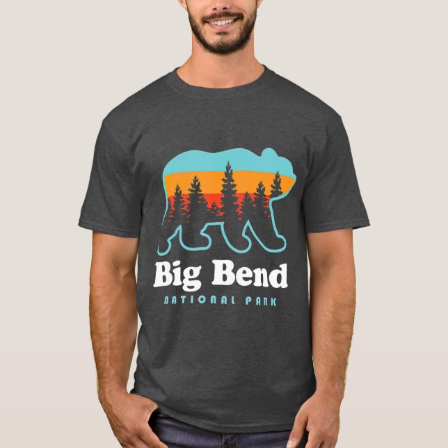 Camiseta Urso do Parque Nacional Big Bend (Frente)