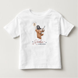 Camiseta Urso do primeiro aniversario Rookie