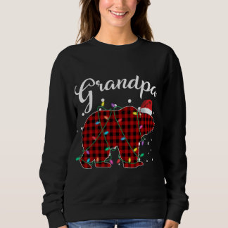 Camiseta Urso do Vovô Xadrez Vermelho Correspondendo Buffal