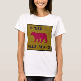 Camiseta urso dos matares da velocidade