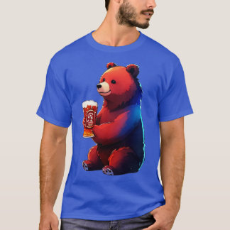 Camiseta Urso e cerveja