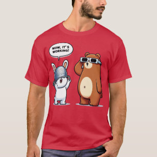 Camiseta Urso E Coelho