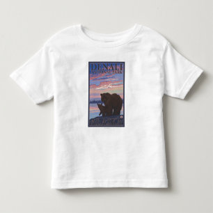Camiseta Urso e Cub - Parque Nacional Denali, Alasca