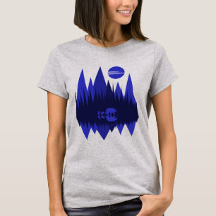 Camiseta Urso e Cubos (Azul)