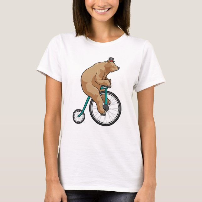 Camiseta Urso em Circo com Bicicleta (Frente)
