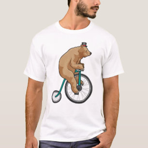 Camiseta Urso em Circo com Bicicleta
