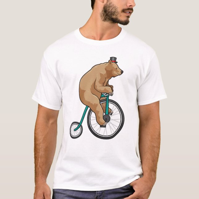 Camiseta Urso em Circo com Bicicleta (Frente)