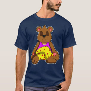 Camiseta Urso em Yoga com Pernas Cruzadas