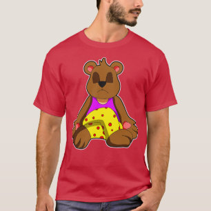 Camiseta Urso em Yoga com Pernas Cruzadas