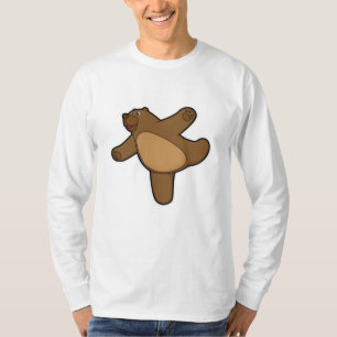 Camiseta Urso em Yoga Estreitamento