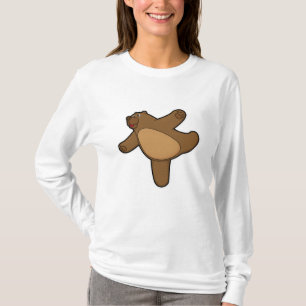 Camiseta Urso em Yoga Estreitamento