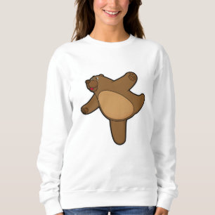 Camiseta Urso em Yoga Estreitamento