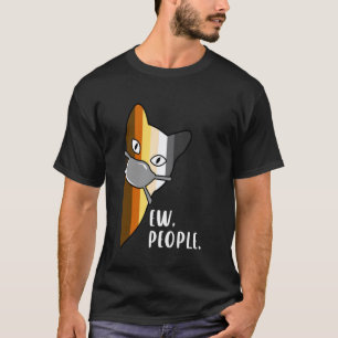 Camiseta Urso Engraçado Orgulho Gato Eca Pessoas Máscara Sa