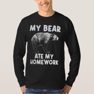Camiseta Urso Engraçado Para Crianças Ursos Polares Panda S