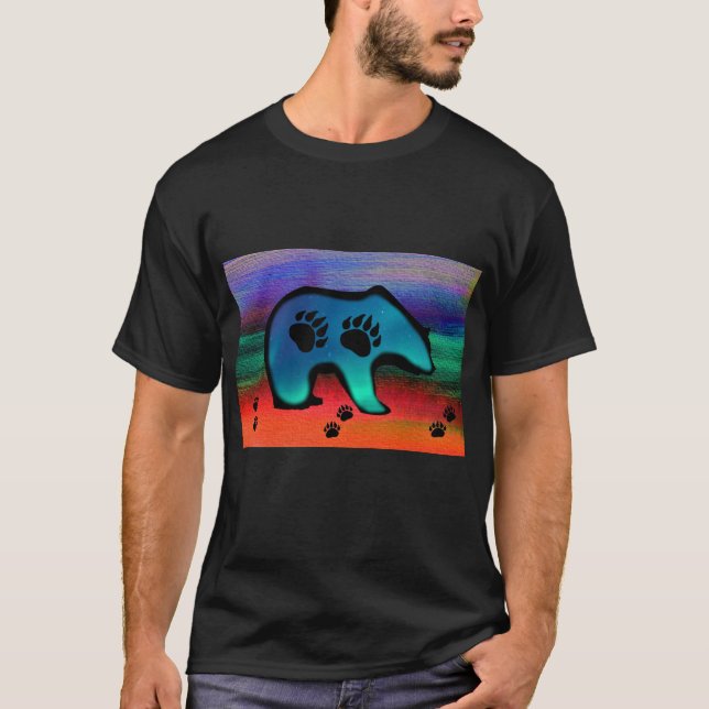 Camiseta Urso Espírito das Luzes do norte (Frente)