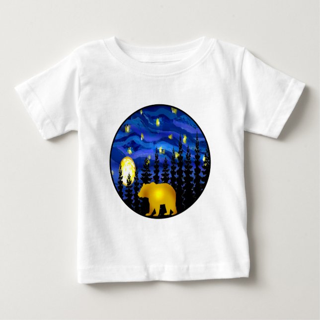 Camiseta urso esta noite (Frente)