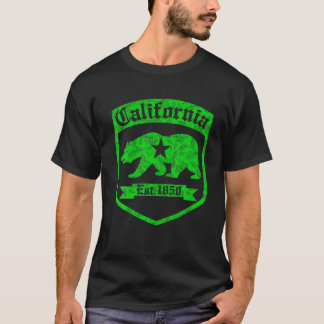Camiseta Urso Estadual Ouro da Califórnia no Leste. rap Hip