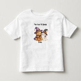 Camiseta Urso Fantasma de Halloween Fofo Personalizado