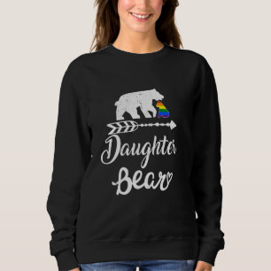 Camiseta Urso Filha Lgbt Lgbtq Orgulho Arco-Íris Gay Lésbic