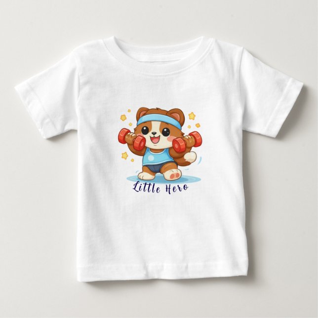 Camiseta Urso Fitness Fofo (Frente)