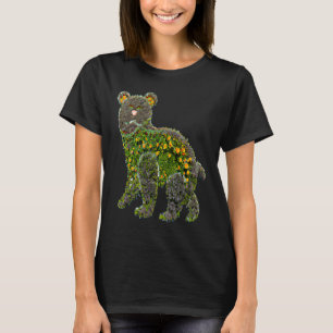 Camiseta Urso Flor Bloqueado