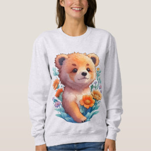Camiseta Urso Floral