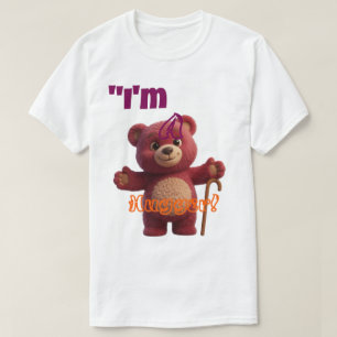 Camiseta Urso Fofo & Emoji Abraçador VOCÊ PRECIS