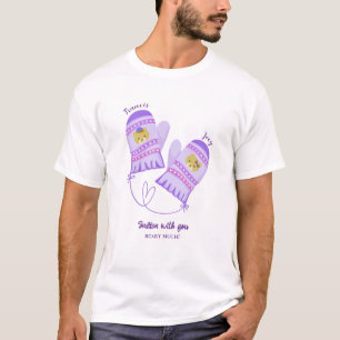 Camiseta Urso Fofo Enamorado de Você Presente Personalizado