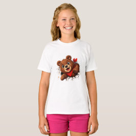 Camiseta Urso Fofo Inovador – Frente e Verso Engraçados