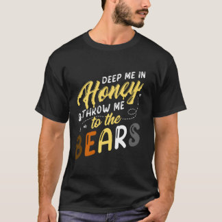 Camiseta Urso Gay Divertido Mel Orgulho LGBT Retro