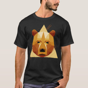 Camiseta Urso geométrico