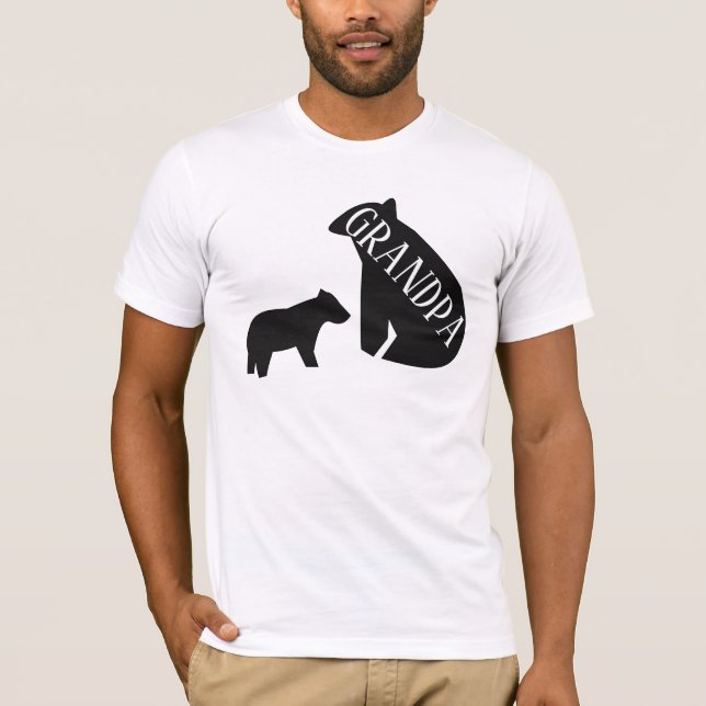 Camiseta Urso Geométrico do Vovô e Monocromo do Cubo (Frente)