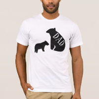 Urso Geométrico Minimalista e Filhote Monocromátic