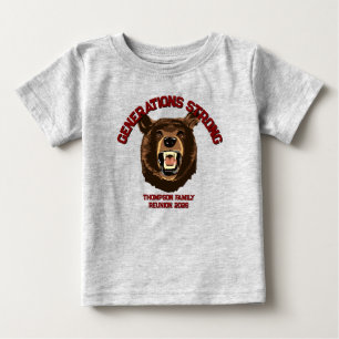 Camiseta Urso “Gerações Fortes” Reunião de Família Personal