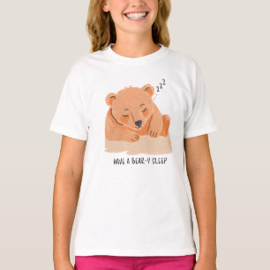 Camiseta Urso Gobi dormindo pacificamente