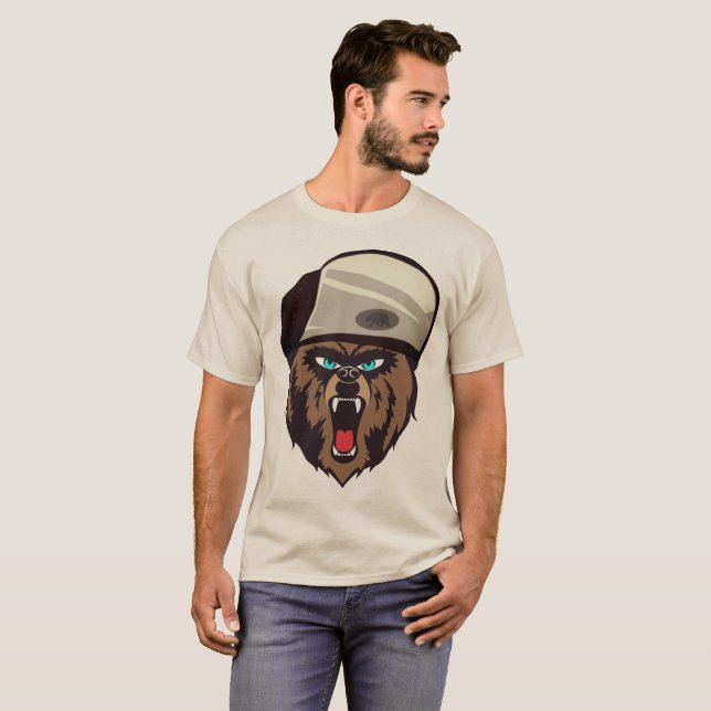 Camiseta Urso Grande Equipado (Frente Completa)