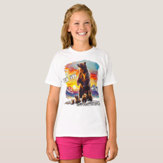 Camiseta Urso Grizzly 399 4 Cubs Grand Teton National Park