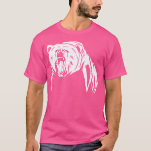 Camiseta Urso Grizzly ao ar livre do Alasca caçando caminhõ