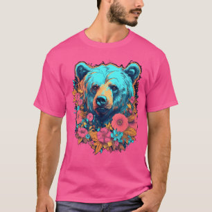 Camiseta Urso Grizzly ao ar livre do Alasca caçando caminhõ