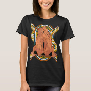 Camiseta Urso Grizzly Floresta Florestal Natureza Animais S