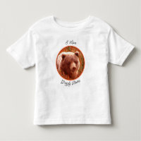 Urso Grizzly na Pintura de Arte Selvagem com Algas