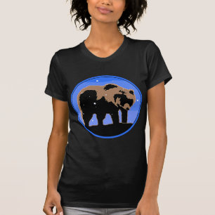 Camiseta Urso Grizzly no inverno - Arte original sobre a vi