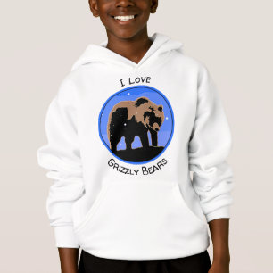 Camiseta Urso Grizzly no inverno - Arte original sobre a vi